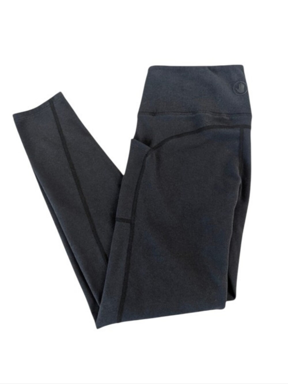 Body Glove 3/4 Length Leggings Midnight Navy Blue Medium Workout Fitness Yoga